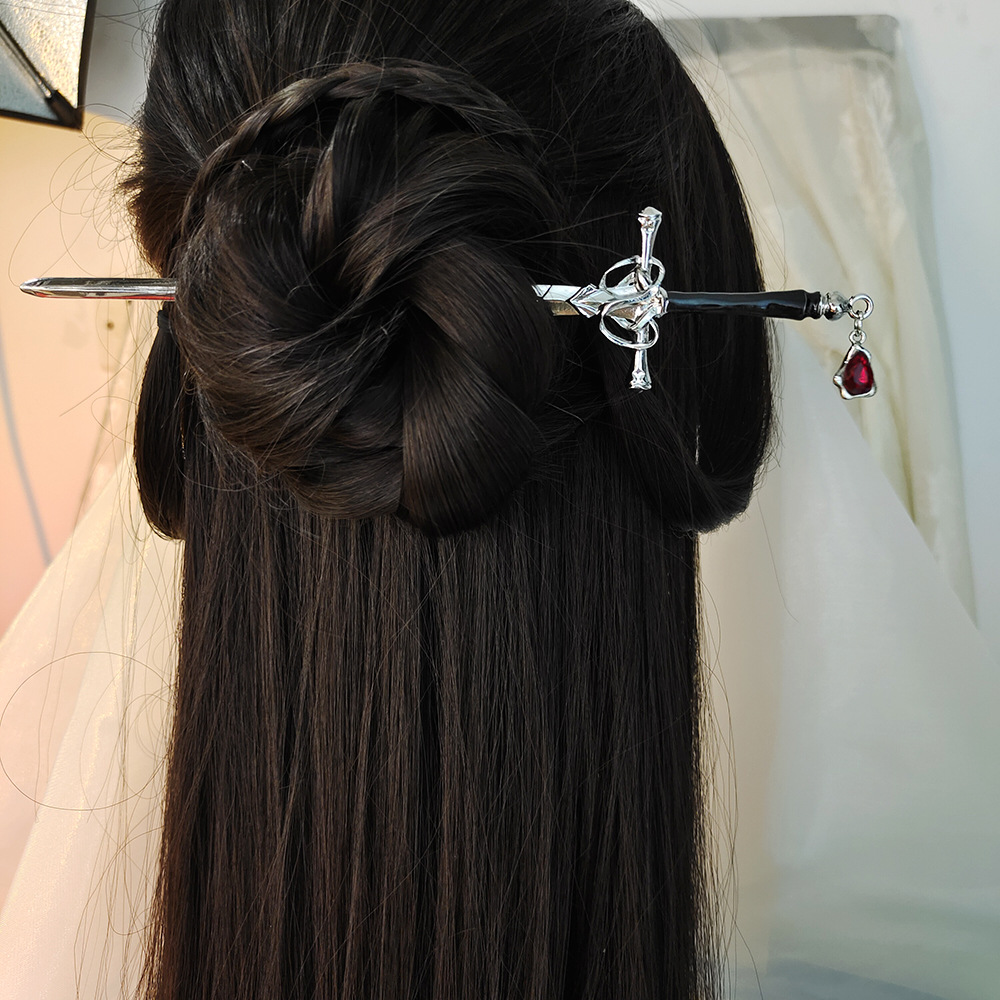 Hanbok Hair Pin - Винтажная металлическая заколка для волос в