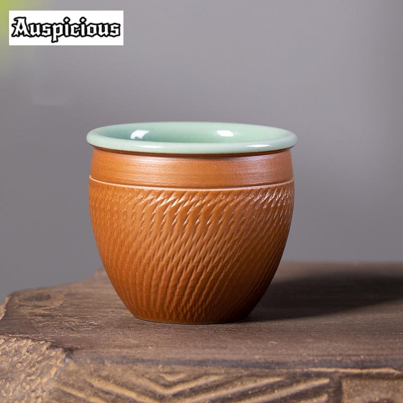 Celadon Ceramic Cup - 50 мл ручной работы Нож для