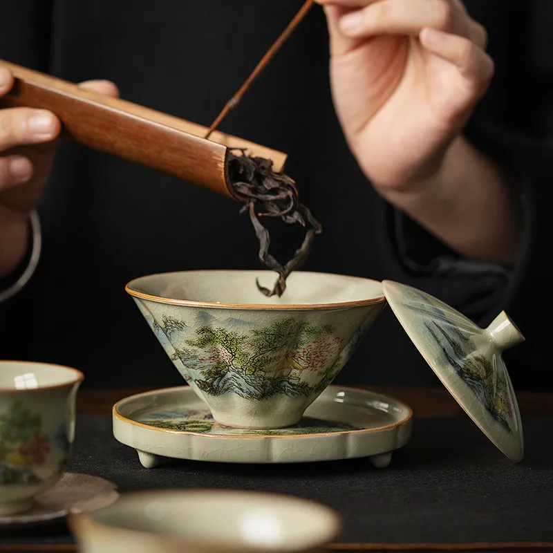 Цзиндэчжэнь-керамическая чайна – обзор и цена Celadon Ceramic Cup