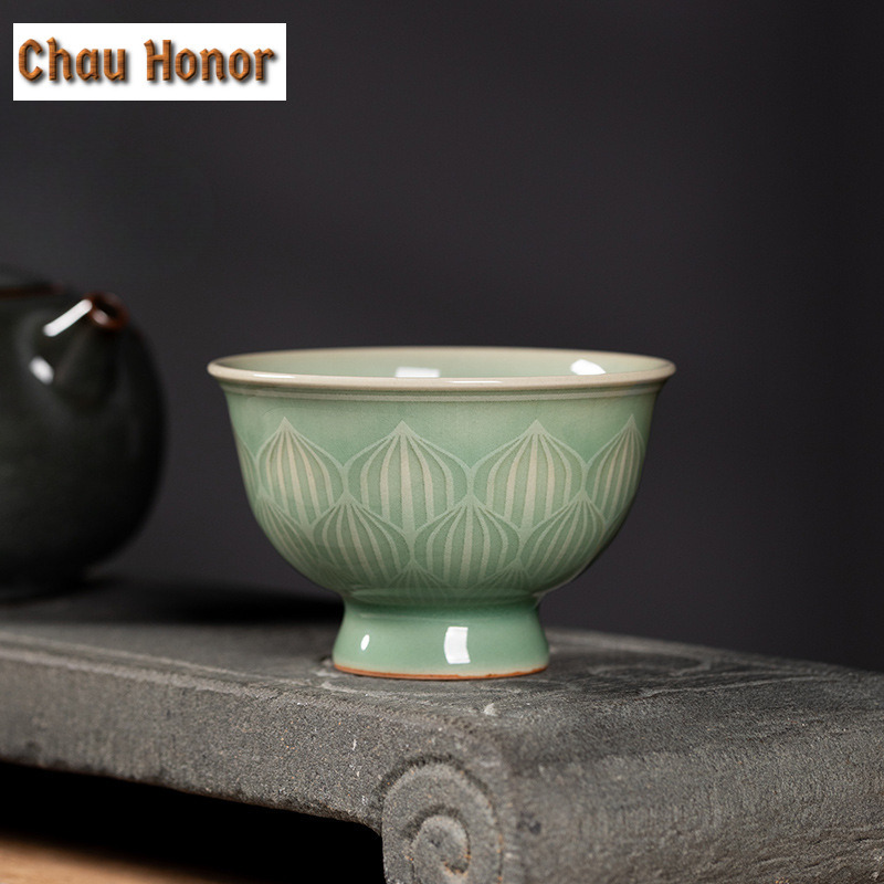 100 мл бокал Longquan Celadon  – обзор и цена Celadon Ceramic Cup