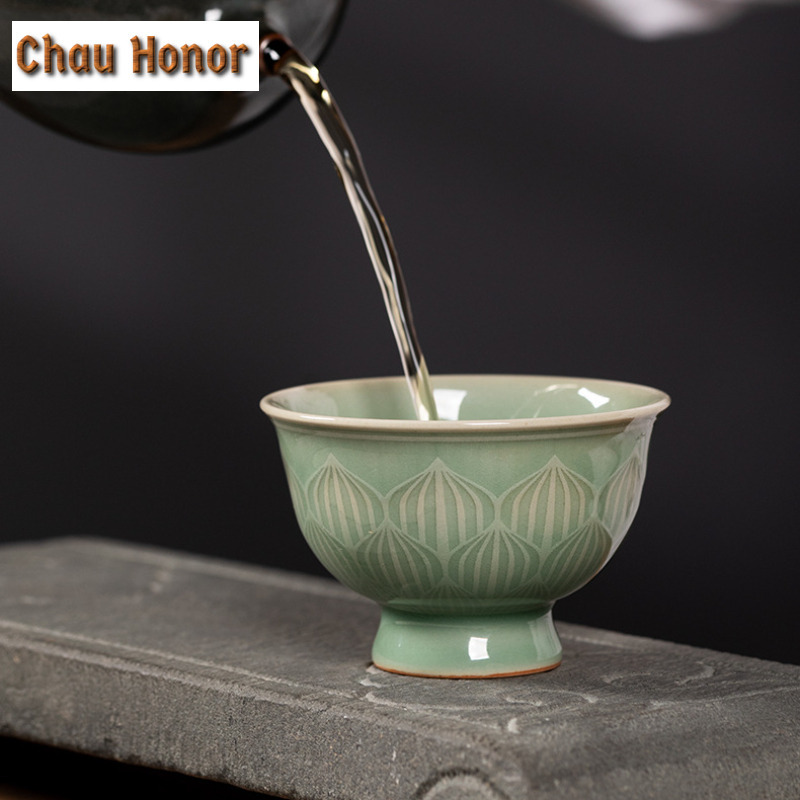 100 мл бокал Longquan Celadon  – обзор и цена Celadon Ceramic Cup