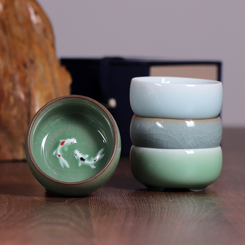 Чайные чашки из фарфора селадо – обзор и цена Celadon Ceramic Cup