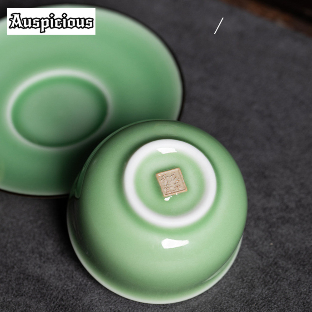 Чайная чашка с блюдцем, 70 мл – обзор и цена Celadon Ceramic Cup